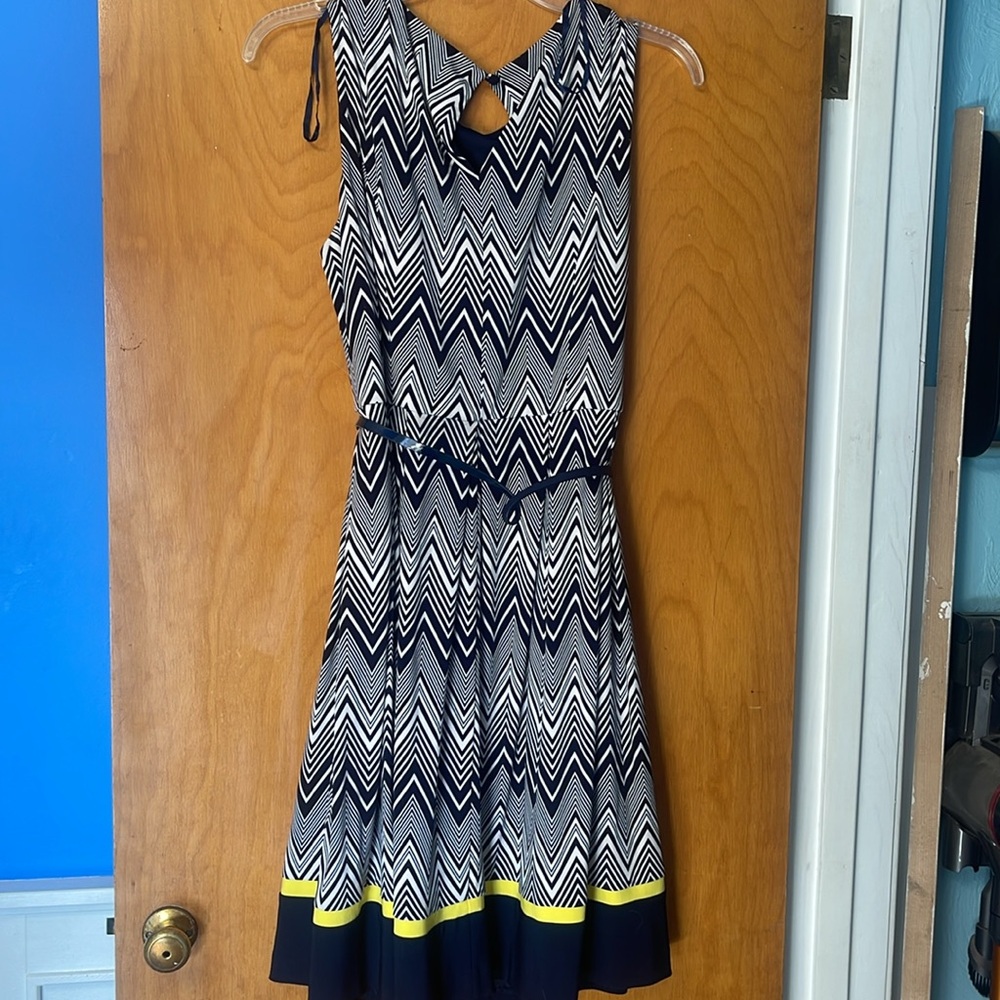 Dress Barn Chevron Dress Size 16 - Picture 5 of 5
